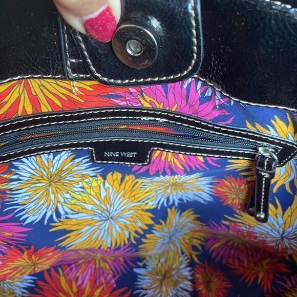 Nine West large wicker bag - Picture 5 of 8